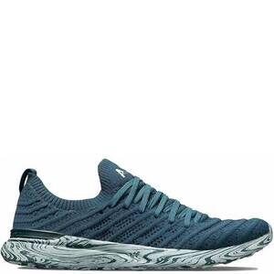 NEW APL women's techloom wave athletic sneakers in deep emerald/peppermint/marbl